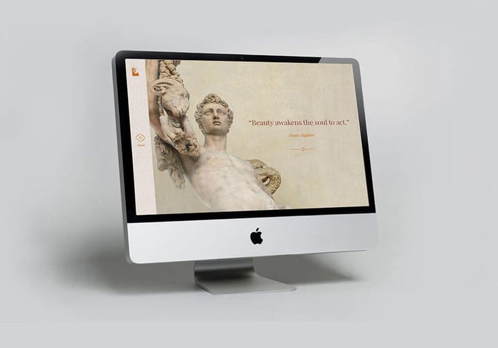 Bespoke web design for aspirational & luxury brands
